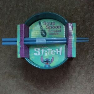 🌲Disney Stitch Blue and Purple Soup Bowl Set